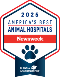 Newsweek's America's Best Animal Hospitals 2025 Award Badge